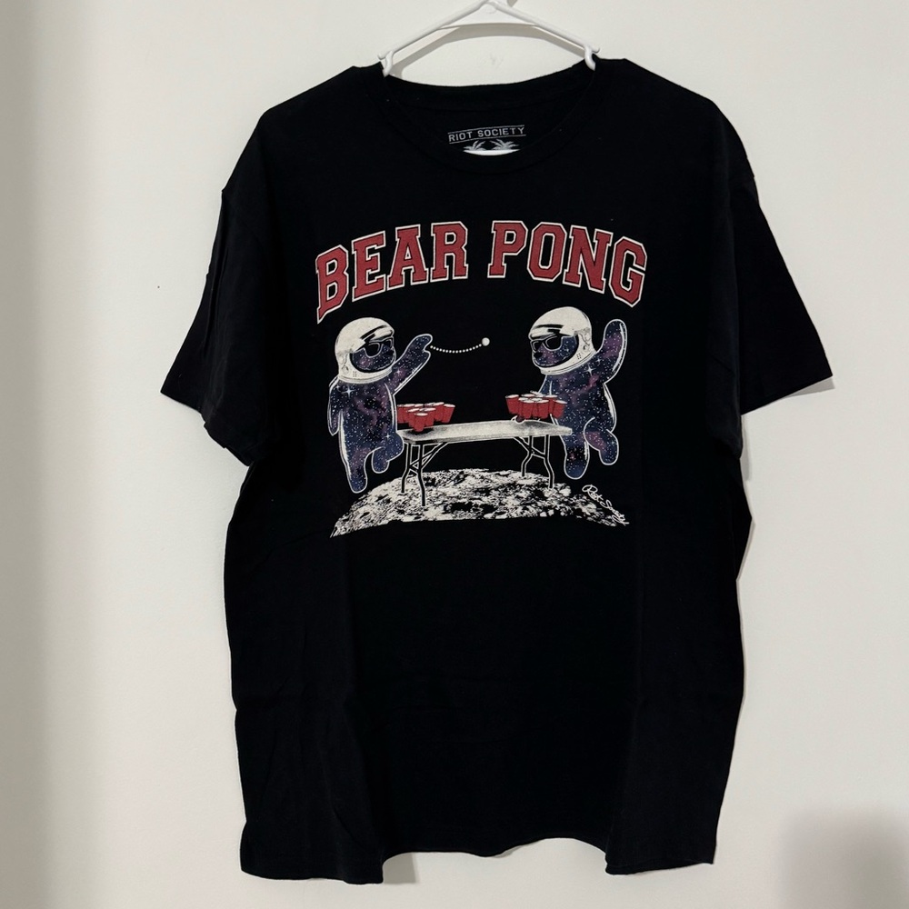 Riot Society Black Cotton Tee
